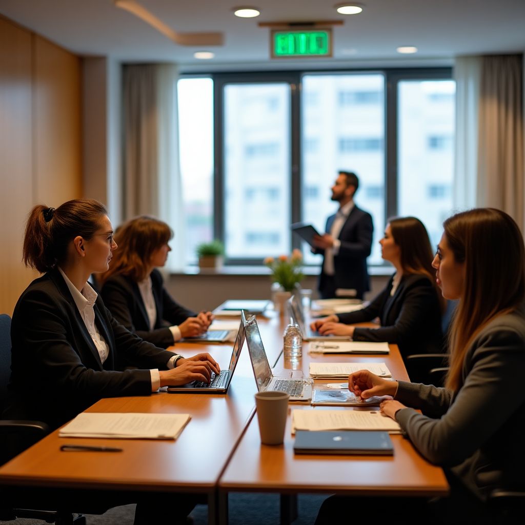 Cross-cultural business coaching session