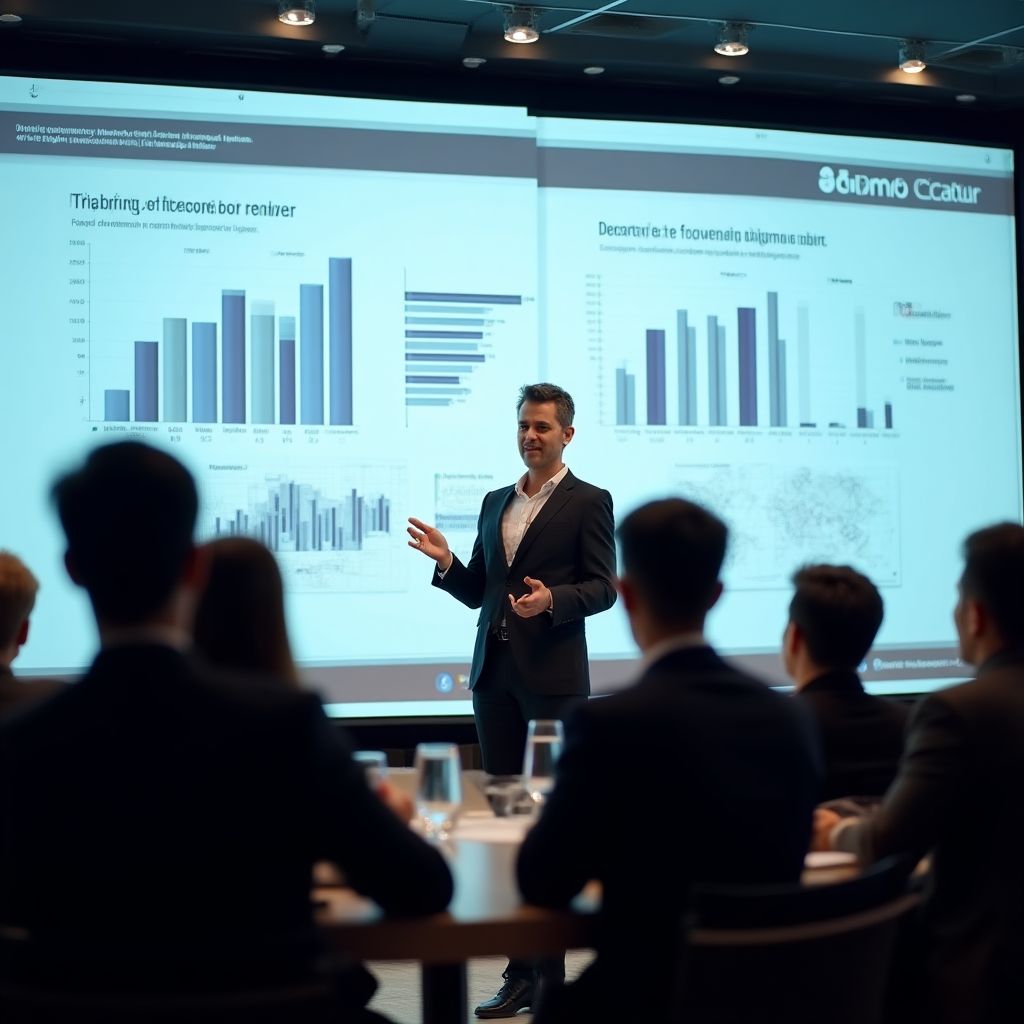 Business presentation in Izmir